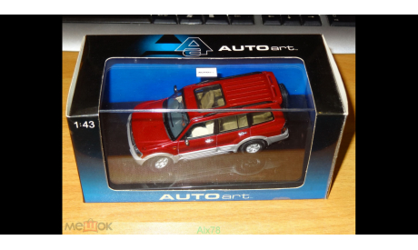Mitsubishi Pajero 1999 LWB 4 Doors, Red, Autoart, 1:43, металл, масштабная модель, scale43
