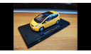 Honda Fit, Sky roof, 2007, Yellow, Ebbro, металл, 1:43, масштабная модель, scale43