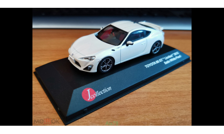 Toyota 86 GT Limited 2012, White Pearl, J-Collection, 1:43, металл, масштабная модель, scale43