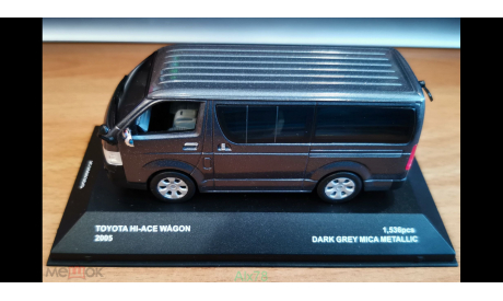 Toyota Hiace Wagon 2005, Grey, J-Collection, 1:43, металл, масштабная модель, scale43