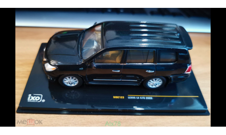 Lexus LX570 2009, Black, IXO, 1:43, металл, масштабная модель, scale43