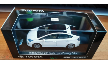 Toyota Prius, Minichamps, 1:43, металл, масштабная модель, scale43