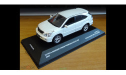 Toyota Harrier Hybrid Premium S package (Lexus RX) 2006, White Pearl, J-collection, 1:43, металл