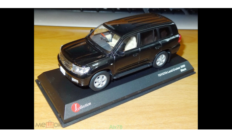 Toyota Land Cruiser 200 2009, Black, J-Collection, 1:43, металл, масштабная модель, scale43