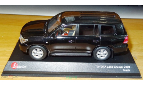 Toyota Land Cruiser 200 2009, Black, J-Collection, 1:43, металл, масштабная модель, scale43
