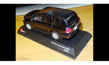 Toyota Land Cruiser 200 2009, Black, J-Collection, 1:43, металл, масштабная модель, scale43