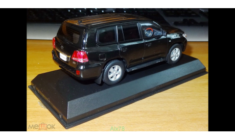 Toyota Land Cruiser 200 2009, Black, J-Collection, 1:43, металл, масштабная модель, scale43