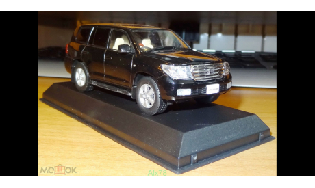 Toyota Land Cruiser 200 2009, Black, J-Collection, 1:43, металл, масштабная модель, scale43
