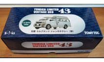 Nissan Elgrand Jumbo, Tomica, 1:43, металл, масштабная модель, 1/43