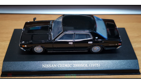 Nissan Cedric (330) 2000SGL 1975, Aoshima DISM, 1:43, Металл, масштабная модель, scale43