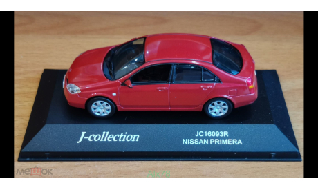 Nissan Primera, J-Collection, 1:43, металл, масштабная модель, scale43