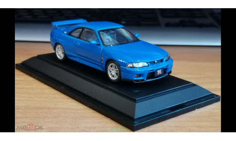 Nissan Skyline GT-R R33 Vspec LM Limited 1996, Blue, Ebbro,  металл, 1:43, масштабная модель, 1/43