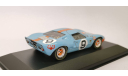 Ford GT40 Winner Le Mans 1968 IXO 1/43, масштабная модель, IXO Le-Mans (серии LM, LMM, LMC, GTM), scale43