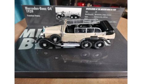 1/43 Mercedes-Benz G4 (1938) WhiteBox, масштабная модель, scale43