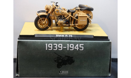 BMW R75 Atlas 1/24 некондиция, масштабная модель мотоцикла, 1:24, Atlas Edition