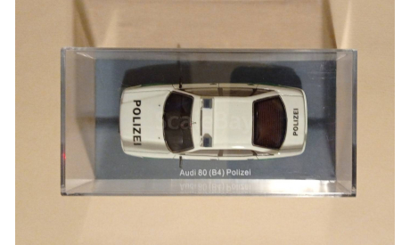 NEO. Collection AUDI 80 B4 Polizei, цвет белый, 1/43, масштабная модель, Neo Scale Models, 1:43
