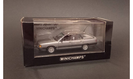 AUDI 100 Avant 1990 Grey Metallic 1:43 Minichamps, масштабная модель, scale43