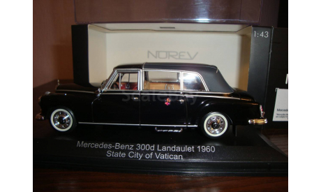 MERCEDES BENZ 300D  ПАПА РИМСКИЙ, масштабная модель, 1:43, 1/43, Norev, Mercedes-Benz