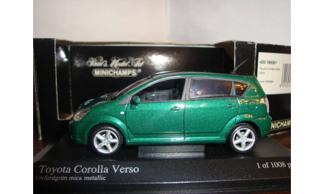 TOYOTA COROLLA VERSO  2004, масштабная модель, 1:43, 1/43, Minichamps