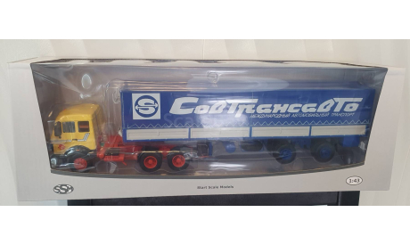 Mercedes-Benz NG 2232 с полуприцепом Fruehauf Savoyarde, масштабная модель, Start Scale Models (SSM), scale43