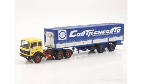 Mercedes-Benz NG 2232 с полуприцепом Fruehauf Savoyarde, масштабная модель, Start Scale Models (SSM), scale43