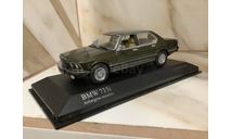 BMW 733i E23 Minichamps Green 1:43 БМВ Миничампс, масштабная модель, 1/43