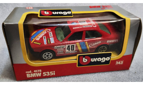 BMW 535i red 1-43 Burago cod.4178, масштабная модель, scale43