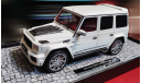 Brabus 850 6.0 Biturbo Widestar Auf Basis Mercedes AMG G63 2015 white 1:18 Minichamps, масштабная модель, scale18