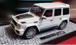 Brabus 850 6.0 Biturbo Widestar Auf Basis Mercedes AMG G63 2015 white 1:18 Minichamps