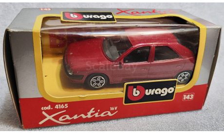 Citroen Xantia 16v red 1-43 Burago  cod.4165, масштабная модель, scale43, Citroën