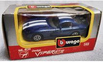 Dodge Viper GTS Coupe d.blue 1-43 Burago  cod.4120, масштабная модель, scale43