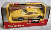 Ferrari 348 tb yellow  1-43 Burago cod.4189, масштабная модель, scale43