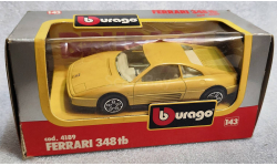 Ferrari 348 tb yellow  1-43 Burago cod.4189