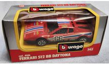 Ferrari 512 BB Daytona red 1-43 Burago cod.4106, масштабная модель, scale43