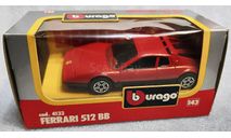 Ferrari 512 BB red 1-43 Burago cod.4133, масштабная модель, scale43