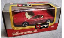 Ferrari Testarossa red  1-43 Burago cod.4104, масштабная модель, scale43
