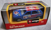 FIAT Tipo Rally blue 1-43 Burago cod.4134, масштабная модель, scale43