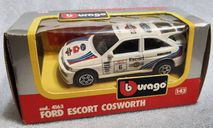 Ford Escort Cosworth white 1-43 Burago cod.4163, масштабная модель, scale43