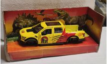 Ford F-150 RAPTOR Динозавры yellow 1/48 Технопарк, масштабная модель, scale48