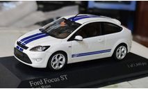 Ford Focus II ST 2008 white  1-43 Minichamps, масштабная модель, scale43
