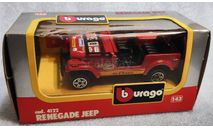 Jeep Renegade red 1-43 Burago  cod.4122, масштабная модель, scale43, Ford
