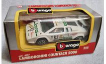 Lamborghini Countach 5000 white 1-43 Burago cod.4127, масштабная модель, scale43