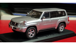 Nissan Safari (Patrol) Y61 RHD 2005 silver 1/43  Japan Hachette