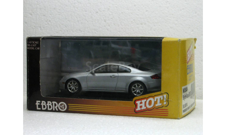 Nissan Skyline Coupe 350 GT silver 1-43 Ebbro, масштабная модель, scale43