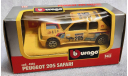 Peugeot 205 Safari yellow 1-43 Burago  cod.4116, масштабная модель, scale43
