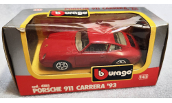 Porsche 911 Carrera ’93 red 1-43 Burago cod.4185