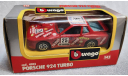 Porsche 924 Turbo red 1-43 Burago cod.4103, масштабная модель, scale43