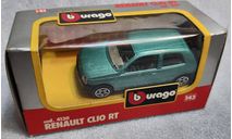 Renault Clio RT l.green 1-43 Burago cod.4130, масштабная модель, scale43