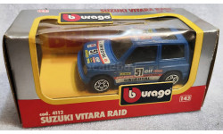 Suzuki Vitara Raid blue 1-43 Burago cod.4112