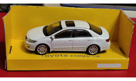 Toyota Corolla white 1/43 Rastar, масштабная модель, scale43